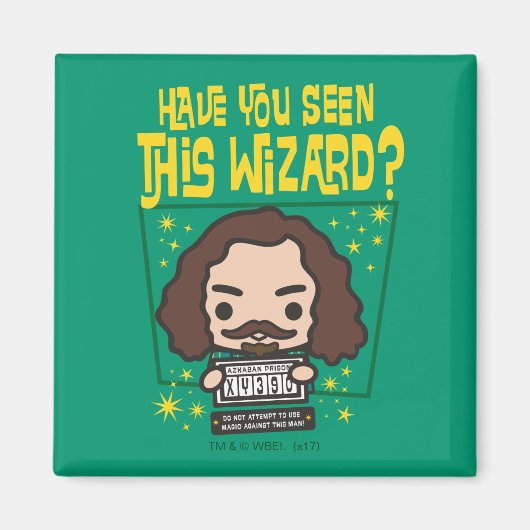 Cartoon Sirius Black Gewollt Poster Graphic Magnet (Vorne)