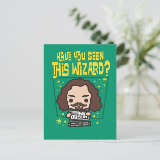 Cartoon Sirius Black Gewollt Poster Graphic Postkarte (Stehend Vorderseite)