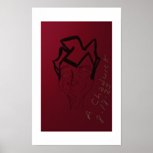 Cartoon-Skizzenposter Poster