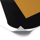 Cartoon Skull DJ Poster (Ecke)