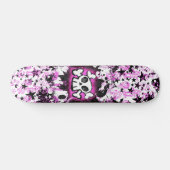 Cartoon Skull Skateboard (Horizontal)