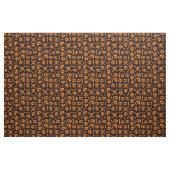 Cartoon Skull und Crossbones Pumpkin Stoff (Fat Quarter (45,7 x 55,9 cm))