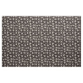 Cartoon Skullen Knochen weiß Stoff (Fat Quarter (45,7 x 55,9 cm))