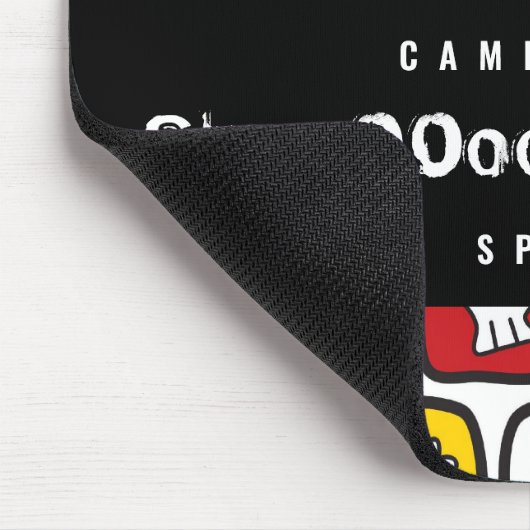 Cartoon Skulls & Bones Pattern Fun Kid's Halloween Mousepad (Ecke)