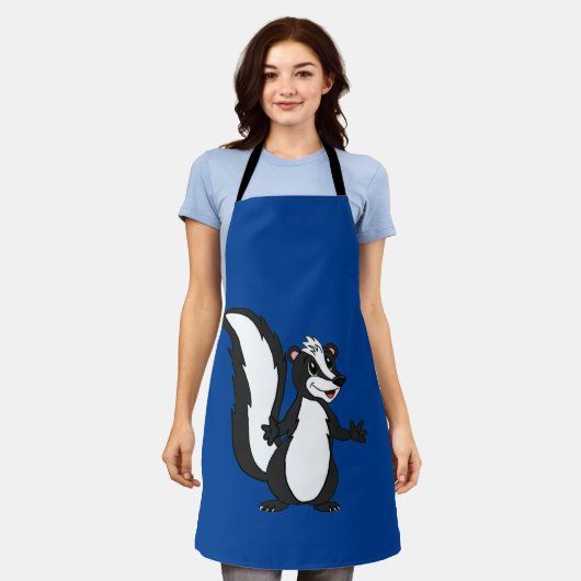 Cartoon Skunk  Schürze (Getragen)