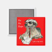 Cartoon Sloth Holiday Magnet (Vorderseite/Rückseite)