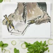 Cartoon Sloth Nickerchen Time Küchentuch (Gefaltet)