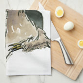 Cartoon Sloth Nickerchen Time Küchentuch (Viertel Falte)