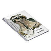 Cartoon Sloth Nickerchen Time Notizblock (Rechte Seite)