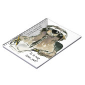 Cartoon Sloth Nickerchen Time Notizblock (Linke Seite)