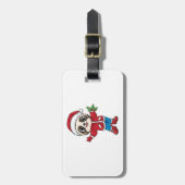 Cartoon Sloth Wealth Gepäckanhänger (Vorderseite vertikal)