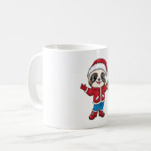 Cartoon Sloth Wealth Kaffeetasse (Vorderseite Links)