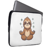 Cartoon Sloth Wealth Laptopschutzhülle (Vorne Rechts)