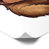 Cartoon-Slotillustrierung Poster (Ecke)