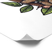 Cartoon-Slotillustrierung Poster (Ecke)