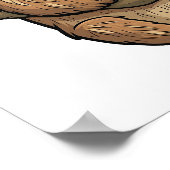 Cartoon-Slotillustrierung Poster (Ecke)