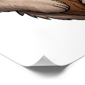 Cartoon-Slotillustrierung Poster (Ecke)