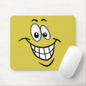 Cartoon Smile Mousepad (Mit Mouse)