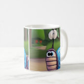 Cartoon Snail Kaffeetasse (VorderseiteRechts)