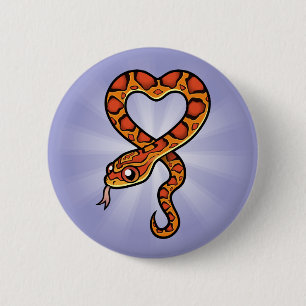 Cartoon Snake Button