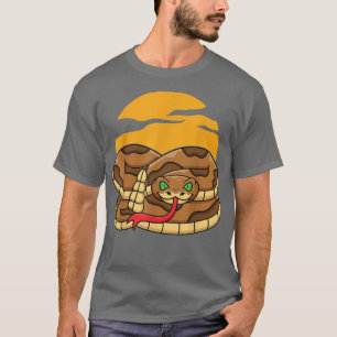 Cartoon Snake I Kids I Rattlesnake I Children Snak T-Shirt