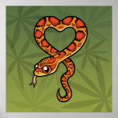 Cartoon Snake Poster (Vorne)