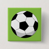 Cartoon Soccer Ball Button (Vorderseite)