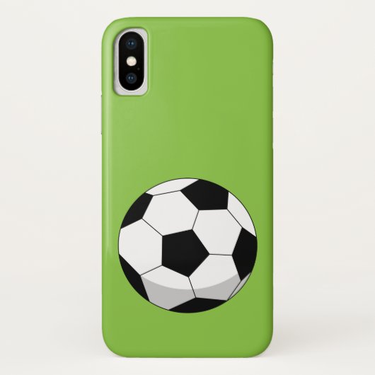 Cartoon Soccer Ball Case-Mate iPhone Hülle (Rückseite)
