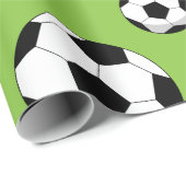 Cartoon Soccer Ball Muster Geschenkpapier (Rolleneckpunkt)