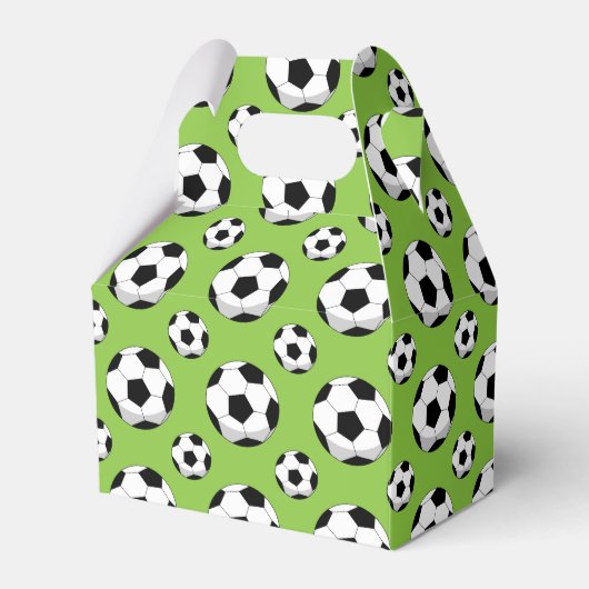 Cartoon Soccer Ball Muster Geschenkschachtel (Vorderseite)
