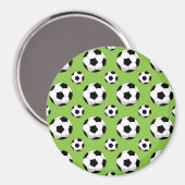 Cartoon Soccer Ball Muster Magnet (Vorderseite/Rückseite)