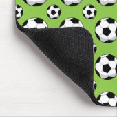 Cartoon Soccer Ball Muster Mousepad (Ecke)