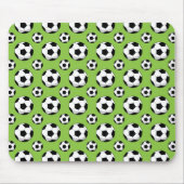 Cartoon Soccer Ball Muster Mousepad (Vorne)