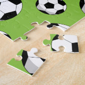 Cartoon Soccer Ball Muster Puzzle (Seite)