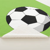 Cartoon Soccer Ball Sherpadecke (3/4)