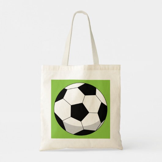Cartoon Soccer Ball Tragetasche (Rückseite)