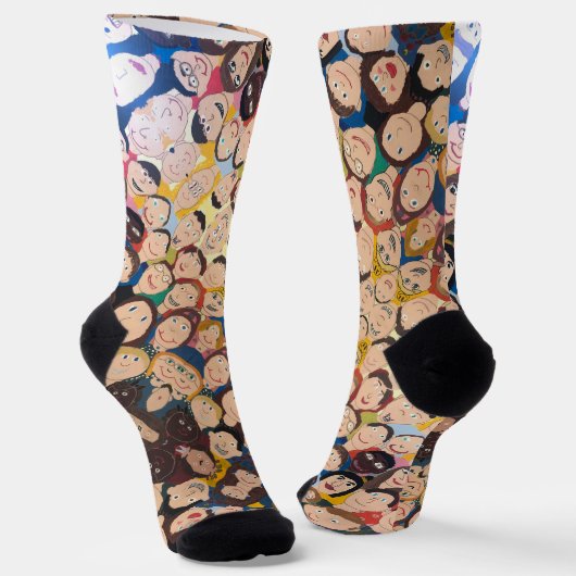 Cartoon Socken (Gewinkelt)