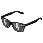 Cartoon Sonnenbrille: Shiny Reflection Lightning Partybrille (Schrägansicht)