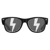 Cartoon Sonnenbrille: Shiny Reflection Lightning Partybrille (Vorderseite)