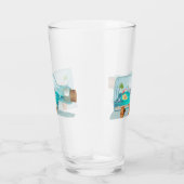 Cartoon Souvenir Flasche Glas (Rechts)