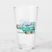 Cartoon Souvenir Flasche Glas (Rückseite)