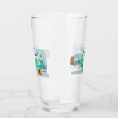 Cartoon Souvenir Flasche Glas (Rechts)