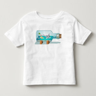 Cartoon Souvenir Flasche Kleinkind T-shirt
