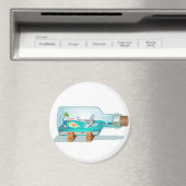 Cartoon Souvenir Flasche Magnet (In Situ (Geschirrspüler))