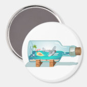 Cartoon Souvenir Flasche Magnet (Vorderseite/Rückseite)