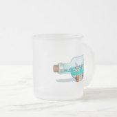 Cartoon Souvenir Flasche Mattglastasse (VorderseiteRechts)