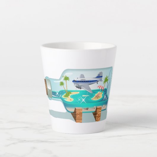 Cartoon Souvenir Flasche Milchtasse (Vorderseite)