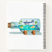 Cartoon Souvenir Flasche Notizblock (Rückseite)