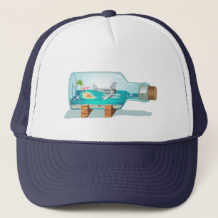Cartoon Souvenir Flasche Truckerkappe