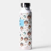 Cartoon Space Back to School Supplies Teachers Trinkflasche (Links)